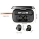 thumbnail image 2 of Auriculares intrauditivos Bluetooth 5.1 Auriculares inalámbricos recargables a prueba de agua con estuche de carga Vogacara EL5480-00B, 2 of 2