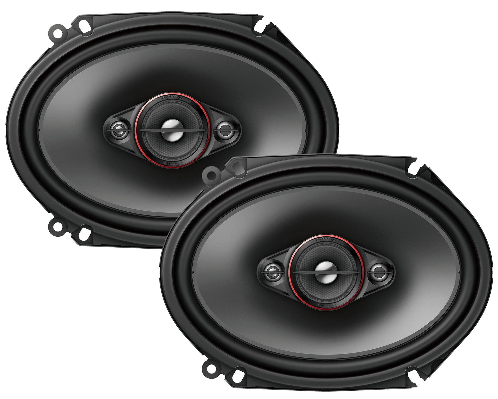 Pioneer TS-800M 6" x 8" - 4-way 350 W Max Power | 11mm Tweeter and 11mm Super Tweeter and 1-5/8" Cone Midrange | Coaxial Speakers (Sold in Pairs)