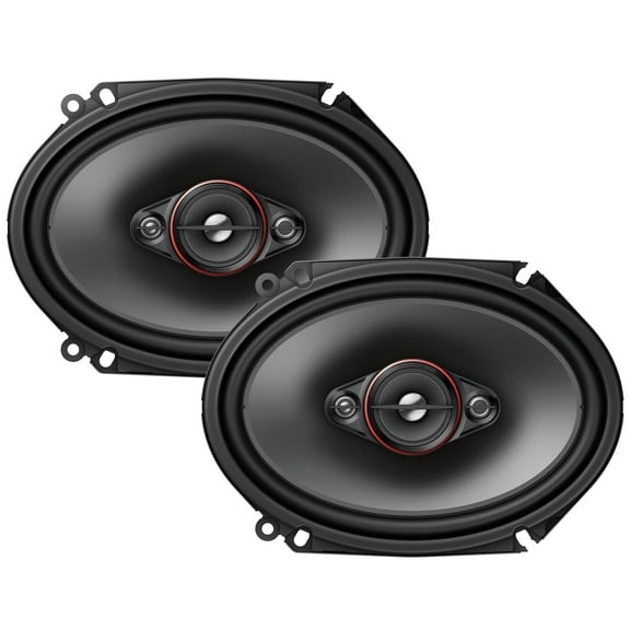 Pioneer TS-801M Custom Fit 6x8" 80W RMS 4-Way Coaxial Speakers 4 Ohm