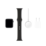 Apple Watch Series 5 GPS, 44mm Space Gray Aluminum Case with Black Sport Band - S/M & M/L