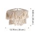 thumbnail image 2 of unbranded Pantalla Colgante De Tejido Para De Beige Elegante, 2 of 5