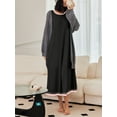 thumbnail image 6 of Avidlove Long Nightgown for Women Long Sleeve Nightshirt Full Length Sleepwear Soft Loungewear S-3XL, 6 of 9