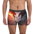 thumbnail image 1 of Balery Fire Sky Dragon Calzoncillos bóxer para hombre, ropa interior de algodón suave y transpirable con cinturilla de nailon-Small, 1 of 5
