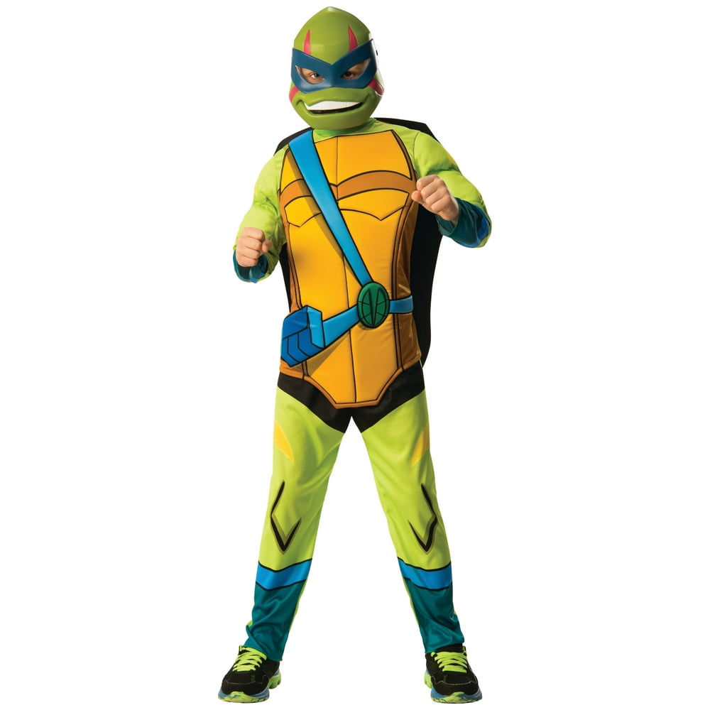 BOYS DELUXE TEENAGE MUTANT NINJA TURTLE LEONARDO HALLOWEEN COSTUME