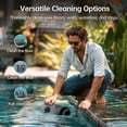 thumbnail image 3 of Cordless Robotic Pool Cleaner, Smart Navigation, 150min Runtime, 180W Powerful Suction, Cleans Floor Walls Waterline for Inground & Above Pool, 3 of 6