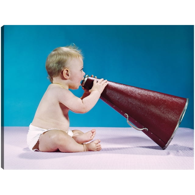 Cuadro Decorativo - Megáfono Loud Baby