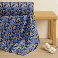 thumbnail image 4 of Soimoi Cotton Poplin Fabric Macaw Parrot,Leaves & Waterlily Floral Printed Craft Fabric by the Yard 56 Inch Wide, 4 of 7