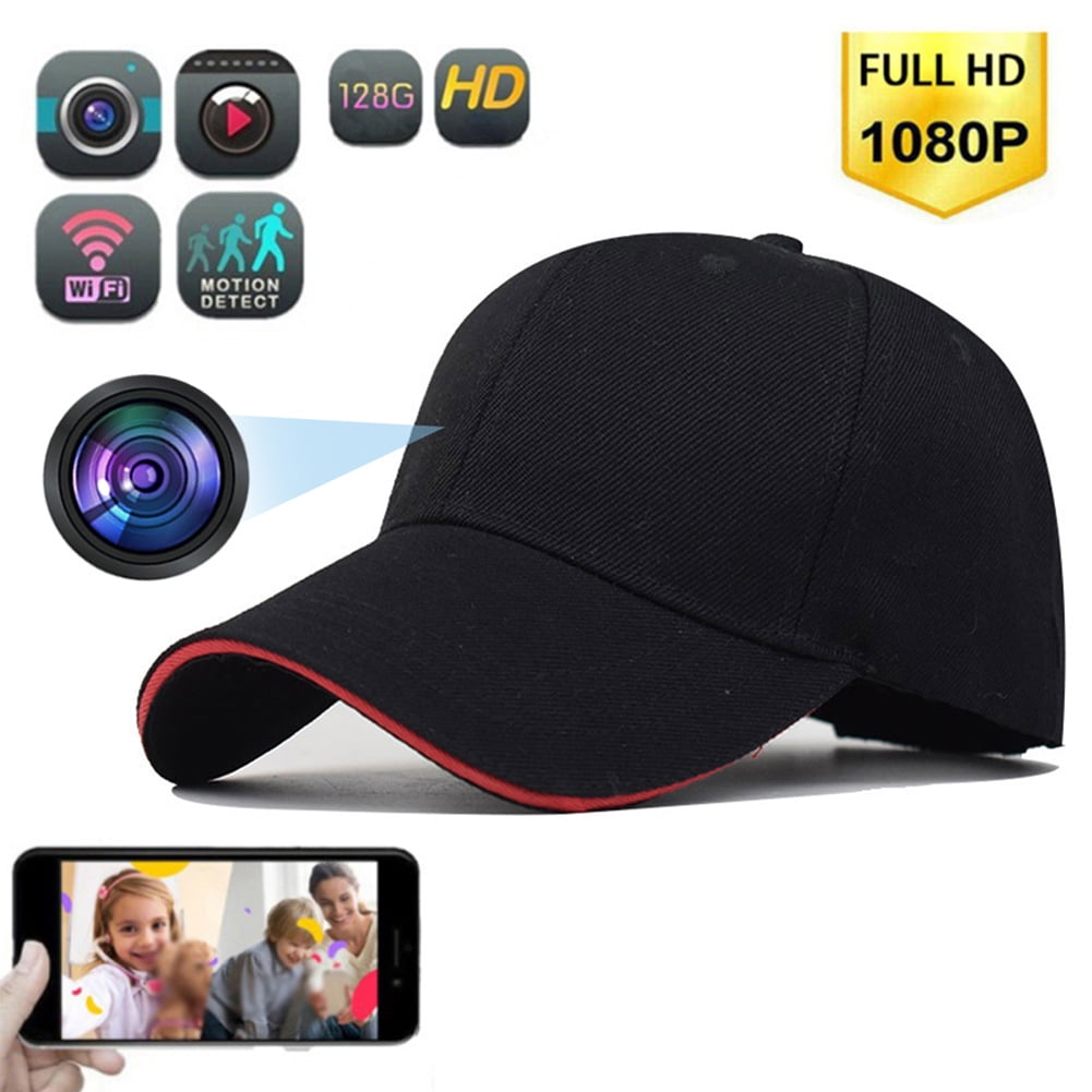 Sport Camera Baseball Cap Camera Full HD 1080P Hands Free Action