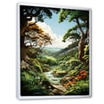 thumbnail image 2 of Designart "Enchanted Woods By The River II" Forest Floater Framed Canvas Prints, 2 of 5