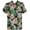 Black / Floral, variant on Men's Hawaiian Shirt Short Sleeve Button Down Casual Beach Aloha Shirts