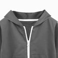 thumbnail image 6 of Gibobby Hoodie Toddler Kids Zip Up Hoodie Soft Sweatshirt Back To School 2T 3T 4T 5T 6T 7T 8T Kids Hoodies For Toddler Zipper Hoodie Sweatshirts(5-6 Years,Dark Gray), 6 of 6