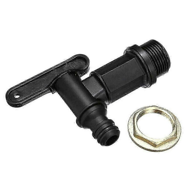 1000l Plastic Tank Tap, IBC Water Storage Box Adapter, Garden Hose Tap Adapter, for Rainwater Collector, Fuel Tank (Copper)