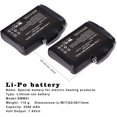 thumbnail image 3 of 7.4V 2200mAh/3500mAh/5000mAh Li-Polymer Rechargeable Batteries,Rechargeable Battery for Heated Apparel 2200mAh Li-ion, for Glove Battery Re, 3 of 7