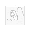 Genuine OE Mitsubishi Upper Cover - MD374380