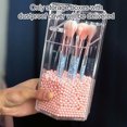 thumbnail image 3 of Soporte para brochas de maquillaje, organizador de brochas de maquillaje, soporte para brochas de maquillaje a prueba de polvo con tapa, para tocador y baños, 3 of 6