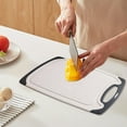 thumbnail image 7 of Wozhuob Plastic Cutting Board, Dishwasher Safe Cutting Boards with Juice Grooves, Easy Grip Handle, Non-Slip, with Grinding Area for Grinding Garlic and Ginger, 7 of 7