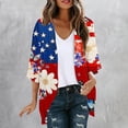 thumbnail image 4 of NSLGXD 4th of July Cardigan Tops for Women Loose Fit Patriotic Open Front Tops Summer Lightweight Kimono Cover Up for Independence Day S-3XL, 4 of 6