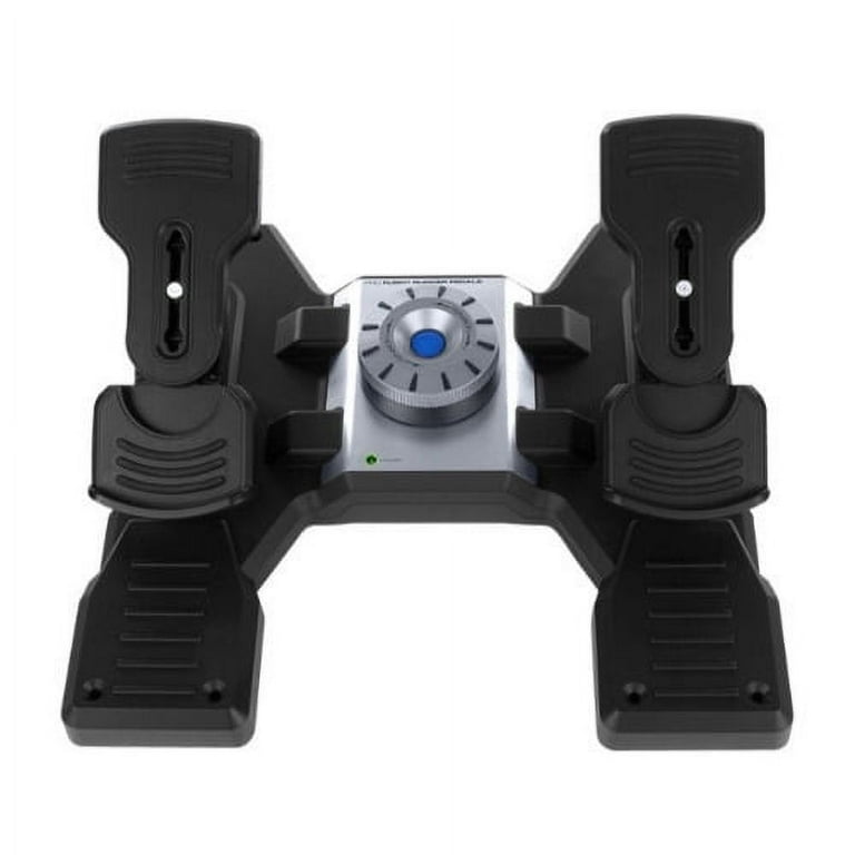 Logitech G Saitek Flight Yoke System with Simulator Controls