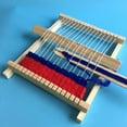 thumbnail image 6 of Wooden Weaving Loom Child for Kids,Wooden Knitter Machine for DIY Craft Kit for Child Educational Weaving Frame Wooden Yarn Weaving Khaki for Creative Play and Learning, 6 of 7