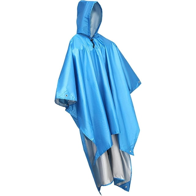 HUGFEGWE Poncho de Pluie pour Extérieur, Veste Réutilisable et Abri CA919-159902