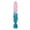Pink to Peacock Blue, variant on XmhyTop 3-Pack 100g Each 24-Inch Premium Heat-Resistant Synthetic Braiding Hair, Ideal for Twist & Crochet Braids, Women's Hair Extensions ,Rose to Pink