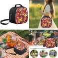 thumbnail image 6 of Uorisanigo Soccer Print Kids Backpack for Girls Boys, with Insulated Lunch Box, Pencil Bag Pen Case, Water Bottle Holder 4 Pack Back to School Bag Set Daypack Rucksack, 6 of 7