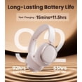 thumbnail image 5 of Restored Edifier ES850NB Active Noise Cancelling Headphones, Over Ear Bluetooth Headset, 92H Playtime Wired & Wireless Hi-Res Audio Certified, Fast Charging Clear Calls for Home Office Travel (Refurbished), 5 of 6
