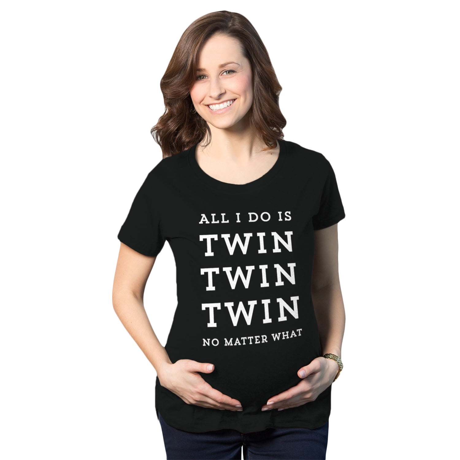 funny twin maternity shirts