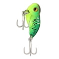 thumbnail image 4 of Artificial Bait, High Resolution Body 5g Realistic 3D Eyes Reusable VIB Fishing Lure  For Bass ANGGREK Cuerpo Verde y Rayas Negras, 4 of 8