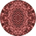 thumbnail image 1 of Ahgly Company Indoor Round Patterned DarkRed Area Rugs, 7' Round, 1 of 6