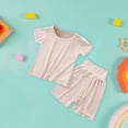 thumbnail image 5 of Kaprioy Girls Summer Clothes Pajamas Pure Cotton Skin Friendly Girl's Top Baby Clothing Set, 5 of 5