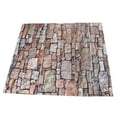 thumbnail image 1 of 6Pcs Stair Stickers Self Adhesive Simulation Stone Wall Pattern Waterproof Home Decoration Stickers, 1 of 1