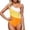 Yellow, variant on Solid Color Swimsuit Conservative Athletic Swimwear For Outdoor Water Sports And Beach
