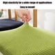 thumbnail image 5 of Xihbxyly Funda Elástica para Silla, Funda Suave de Elastano, Cojín Lavable y Extraíble, Diseño con Textura de Grano de Maíz, Ideal para Oficina, Comedor, Bar, Elegante Renovación de Muebles, Varios C, 5 of 7