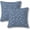 Blue, variant on Retro Arrow Pattern Throw Pillow Covers Horizontal Line Pillow Covers 18x18 Inch Set of 2 Art Print Square Pillowcase Decorative Cushion Cases for Home Bedroom Couch Sofa