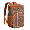 thumbnail image 1 of Vintage Traditional Mandala Cooler Backpack - 20L Insulated Lunch Backpack, Lightweight & Easy to Clean for Daily Use, 1 of 6