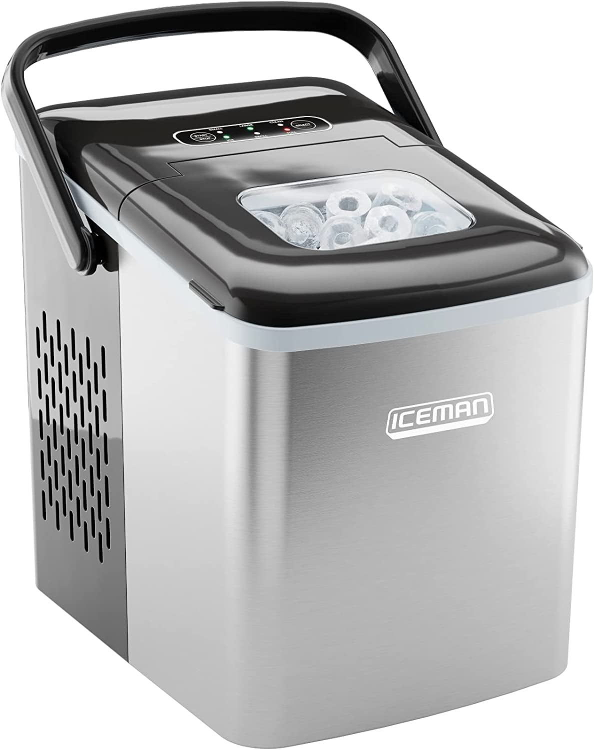 FHPERO Iceman Countertop Ice Maker Nugget Ice Machine Waterline