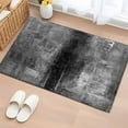 thumbnail image 2 of Gray Bathroom Mat 2x3 FT, Non Slip Small Kitchen Mat, Retro Oil Painting Modern Abstract Art Aesthetics Washable Soft Backed Front Door Throw Rug Non-Shedding Indoor Outdoor Doormat for Entryway Sink, 2 of 9