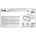 thumbnail image 4 of Cruiser Accessories Cow Print License Plate Frames, Black/White, 4 of 4