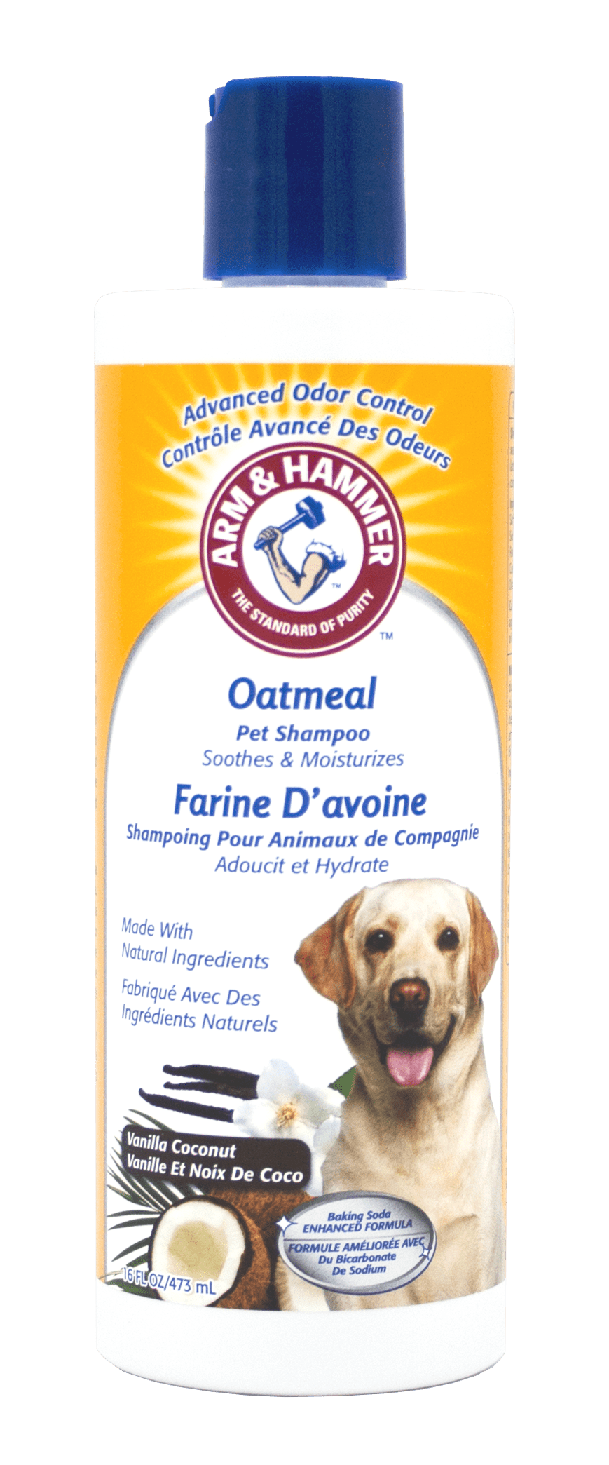 Arm & Hammer Oatmeal Shampoo, Vanilla Coconut Scent, 16 oz