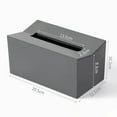 thumbnail image 3 of Lloopyting Tissue box cover Kleenex cube covers Bathroom cube tissue holder Multi-function Desktop Tray Wall-mounted Bathroom Paper Towel Storage Box, 3 of 7