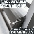 thumbnail image 4 of Synergee 3-Tier Dumbbell Rack Multilevel Weight Storage Organizer for Home - Large, 4 of 6