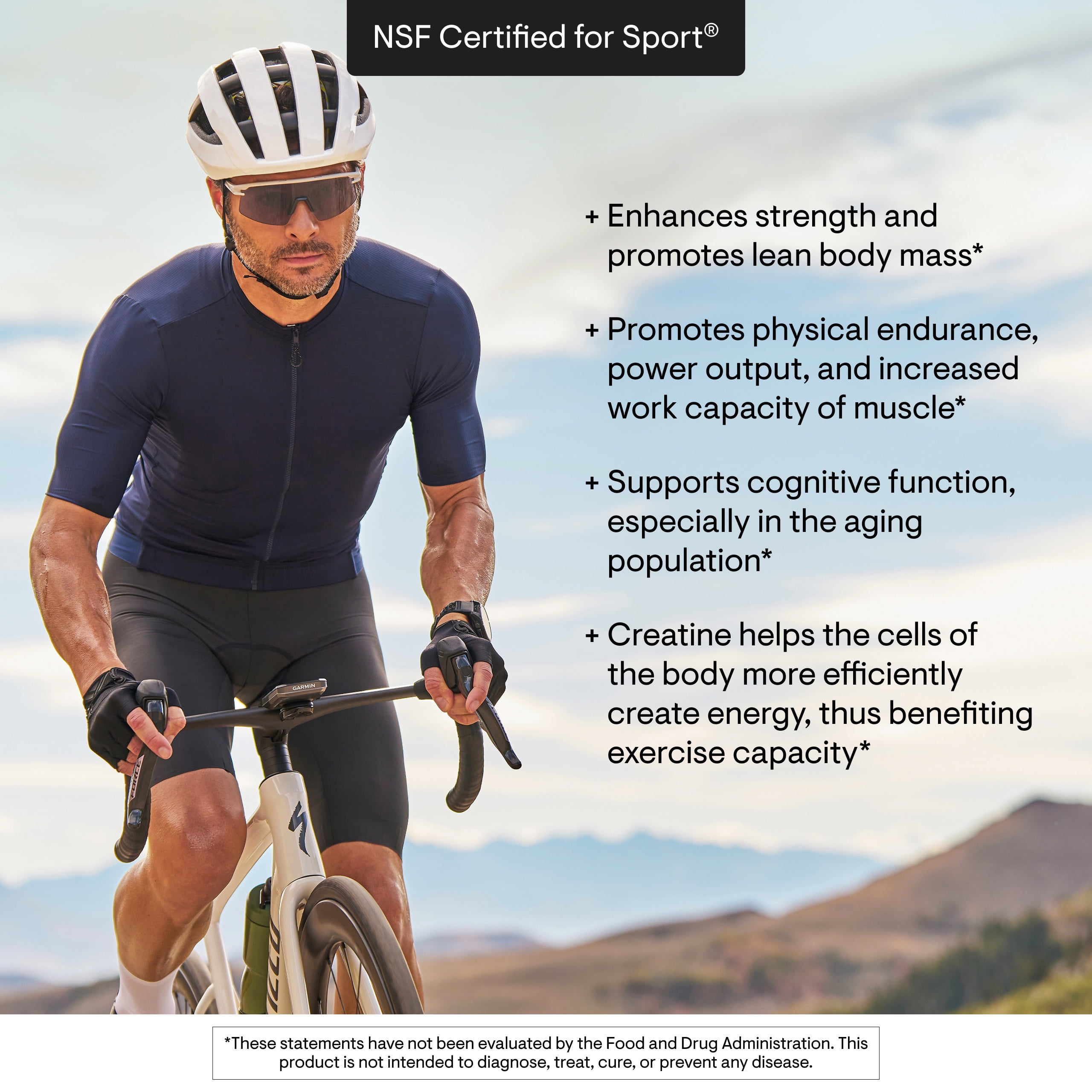 THORNE Creatine - Micronized Creatine Monohydrate Powder - Support for Muscles & Cognitive Function* - For Women & Men - Strawberry - NSF Certified for Sport - 5 g per Serving - 60 Servings