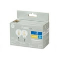 thumbnail image 2 of (2 bulbs) GE LED Decorative Globe, G16.5, 60 watt equivalent using only 5.5 watts, 500 lumens, 2700K Golden Soft White, Dimmable, Candelabra base, 13 year life, 2 of 3