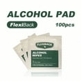 thumbnail image 3 of 100 individual packages of alcohol wipes, for disinfection and wiping purposes. Alcohol wipes, 1 box (100 pieces per pack), 3 of 4