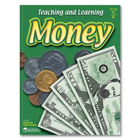 Learning Resources Teaching and Learning Money Activity Book, Counting/Sorting, Grades 4 ,Multicolor
