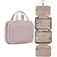 thumbnail image 1 of Bolsa de cosméticos Bolsa de viaje con gancho, Bolsa de cosméticos de maquillaje a prueba de agua Organizador de viaje para accesorios, champú, contenedores, artículos de tocador, mediano Adepaton CRMR-ST9-1, 1 of 6
