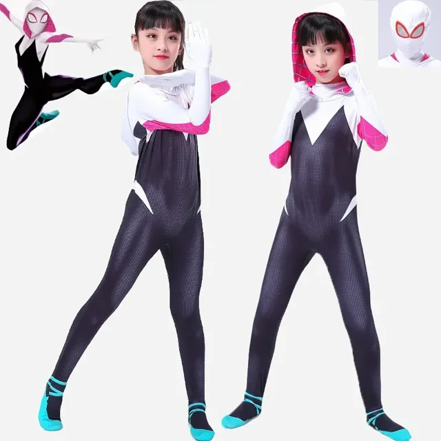 Disfraz de Spider-Man para cosplay, disfraz de Spider-Man Zentai, mono de superhéroe de licra, traje para niños y adultos