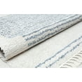 thumbnail image 5 of Rugs America BT35B Ice Frost Stripe Shag White Area Rug, 2'6" x 8', 5 of 6