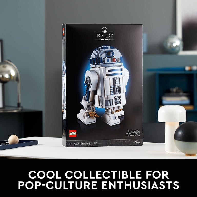 LEGO Star Wars R2-D2 75308, Adult Droid Building Set, Display 